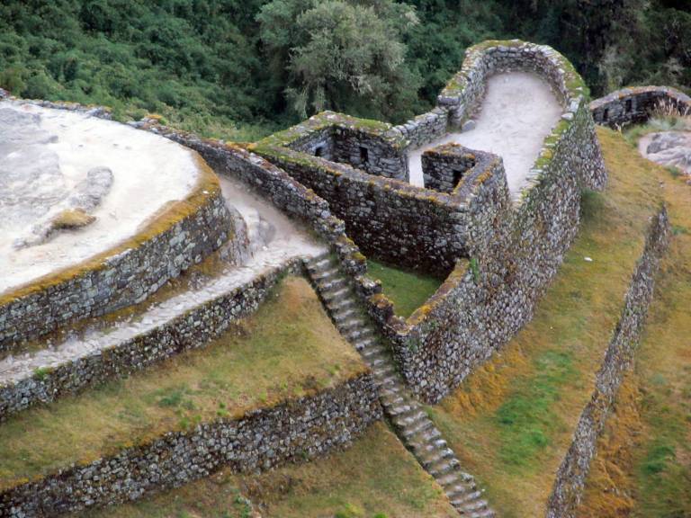 Looking down on an Inca Ruin - Neil Pittaway