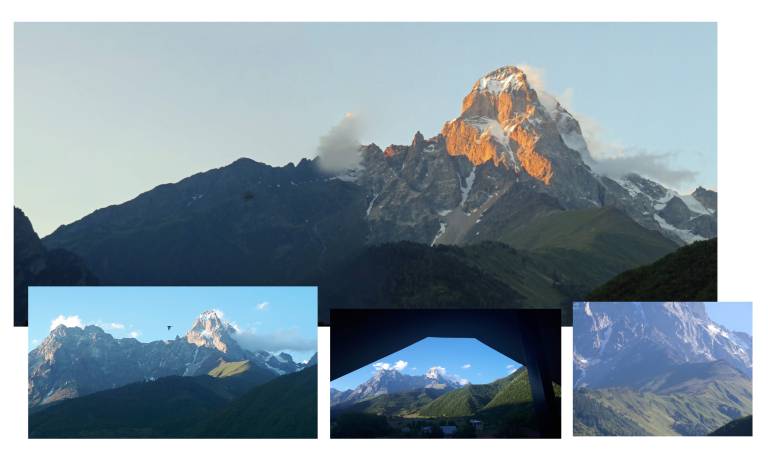 Views of Mount Ushba, Georgia - Neil Pittaway