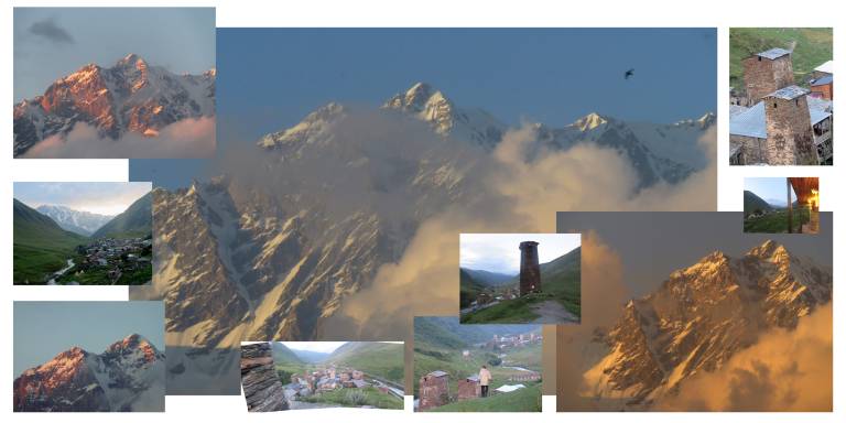 Views of Shkhara and Ushguli - Neil Pittaway