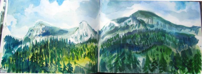 View of the Piatra Craiului Mountains, Romania - Neil Pittaway