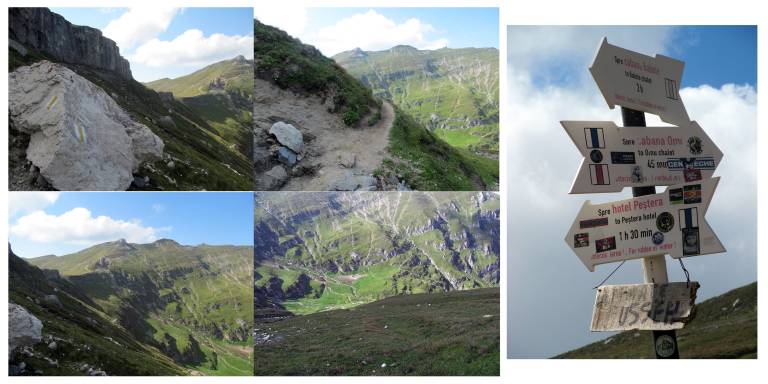 Bucegi Mountains looking up towards Omu Hut - Neil Pittaway