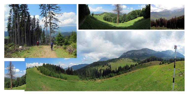 Views of the Bucegi Mountains and the Bran Valley, Romania - Neil Pittaway