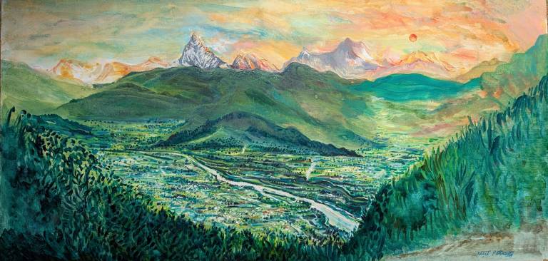 Sunrise from Sarangkot Nepal - Neil Pittaway