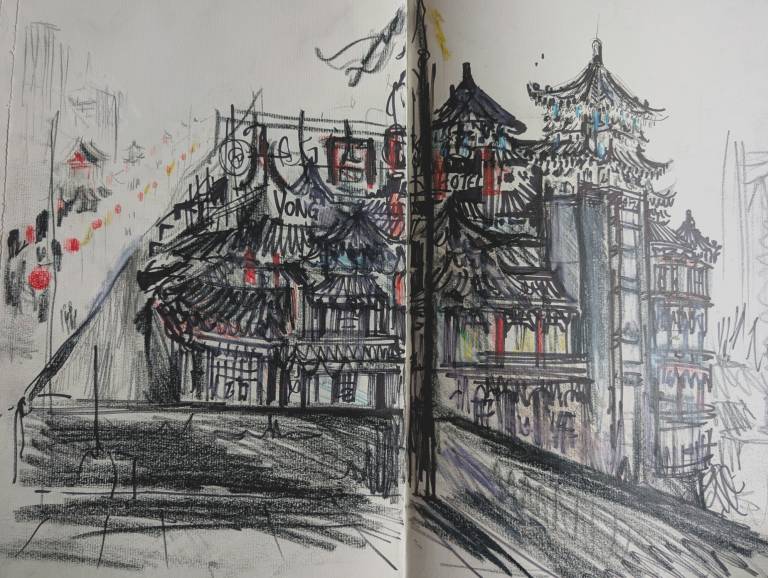 Yong Wei Hotel and The City Wall Xian - Neil Pittaway