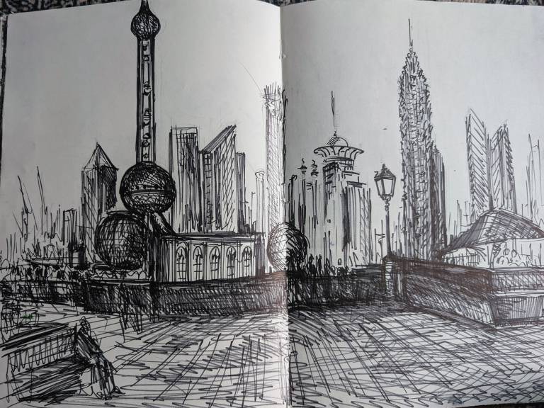 View from The Bund Shanghai - Neil Pittaway