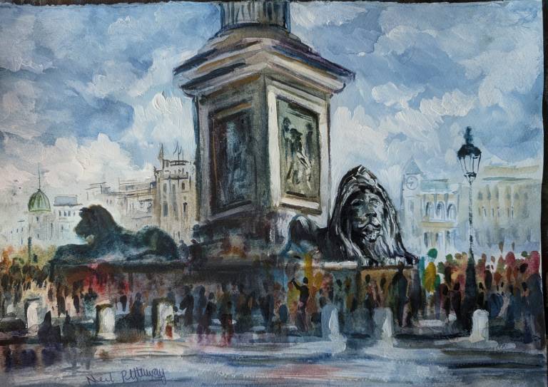 Afternoon in Trafalgar Square - Neil Pittaway