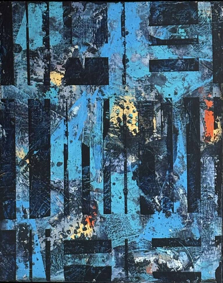 blue abstract 2 - Louise Kidd