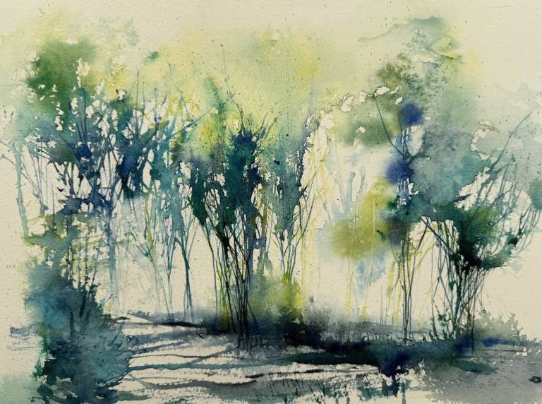All calm in the woods. - Cathy Eastment Art