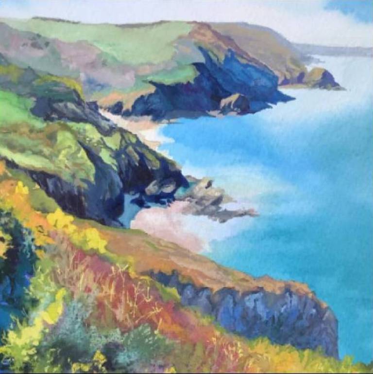 Cornwall coast path - Cathy Eastment Art