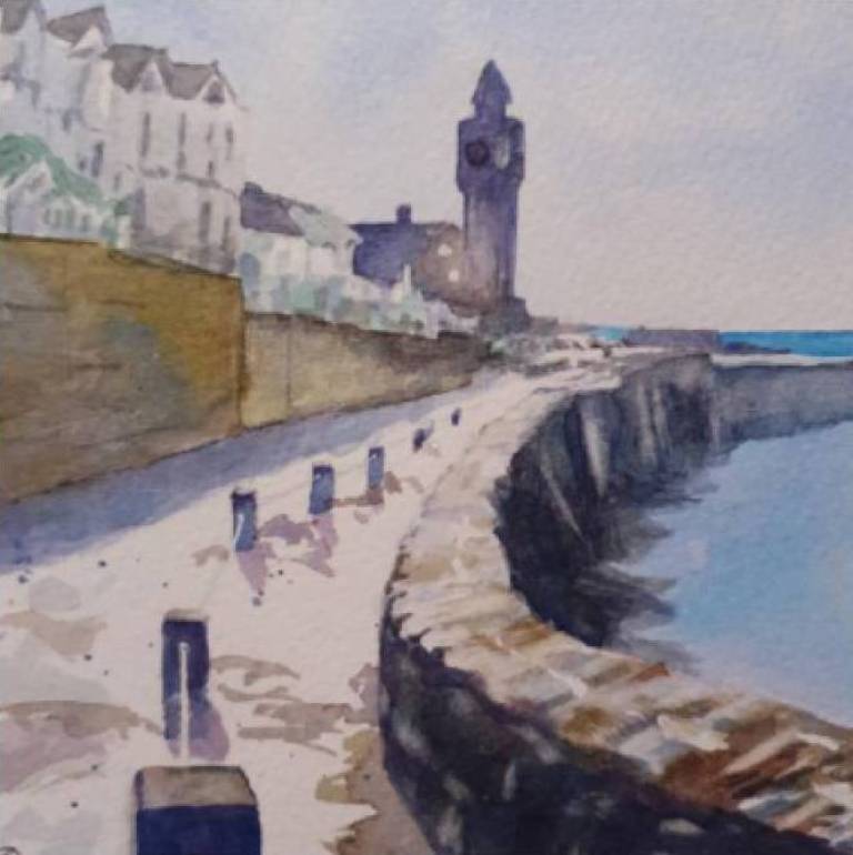 Looks like a calm day, Porthleven - Cathy Eastment Art