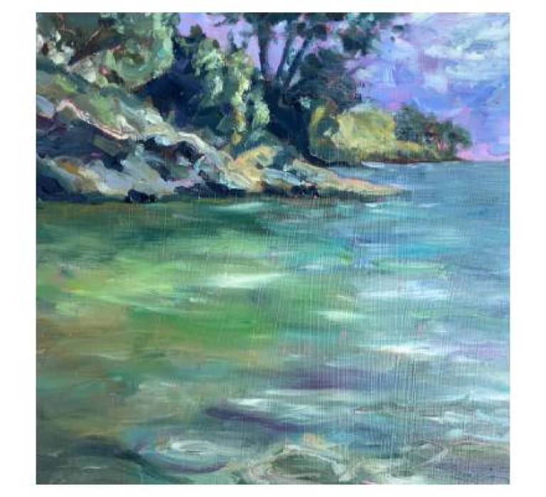 Colours of Grebe - Cathy Eastment Art