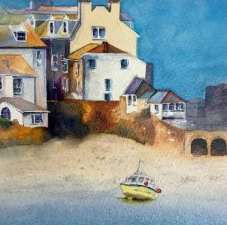 St. Ives, Summer blues - Cathy Eastment Art