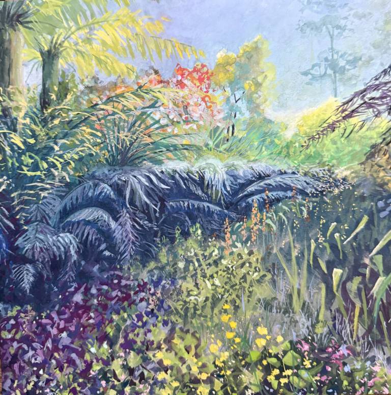 Trebah Gardens. 'Let's pause' - Cathy Eastment Art