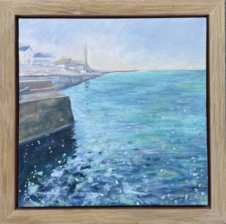 Pink Light, Porthleven - Cathy Eastment Art