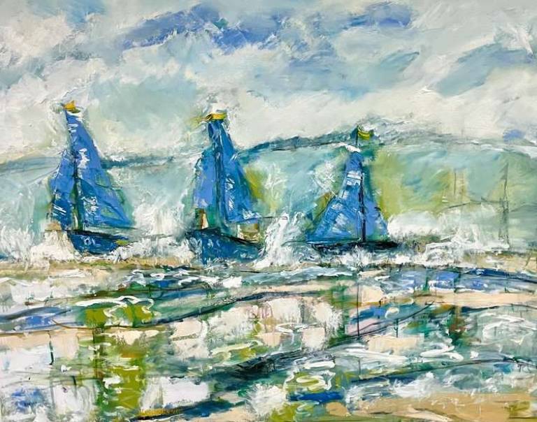 Blue Sails @ Brownston Gallery - Alison Summerfield