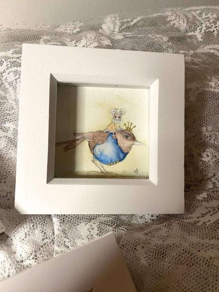 Oh Peep (three framed miniatures) - Jilly Henderson