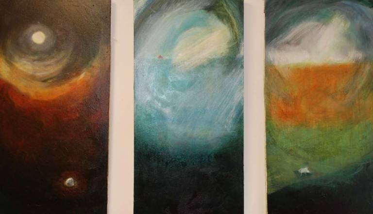 Campers Triptych - Janey Hagger