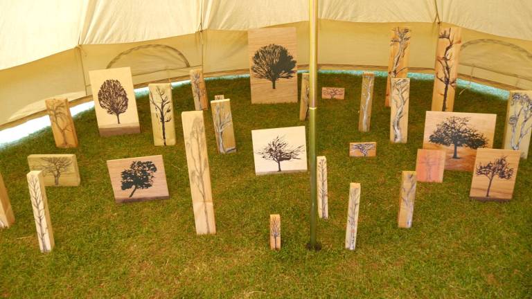 Forest Tent collaboration with Jane Heather - Janey Hagger