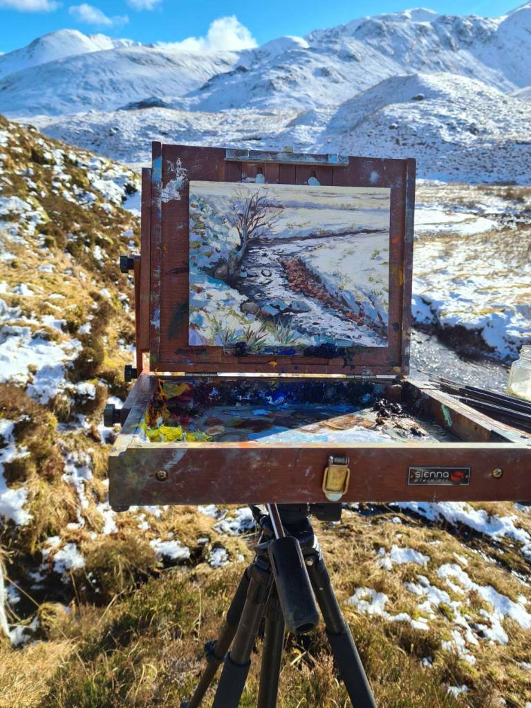 Painting on location - 