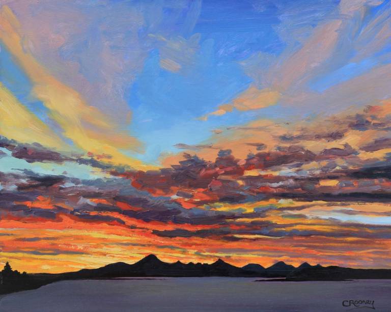 Skye Sunset - Claire Rooney