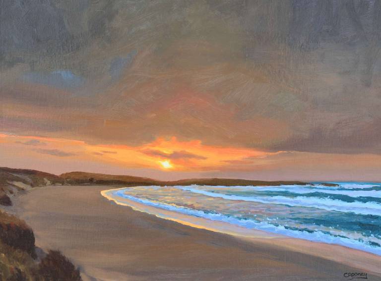 Winter sunset, Traigh Stir - Claire Rooney