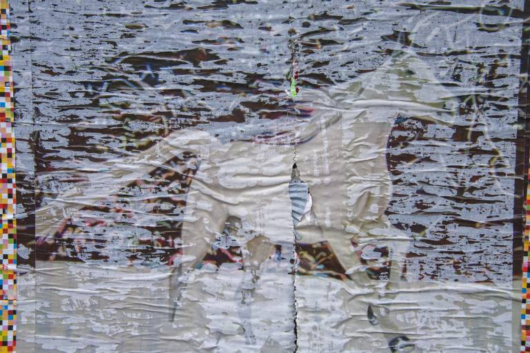 Distressed Poster: Ghostly Horse - Terry Jeavons
