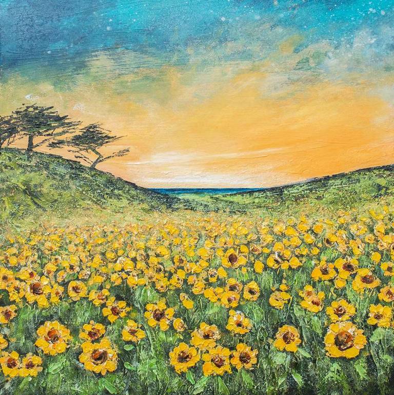 Cornish Sunflowers - Diane Griffiths