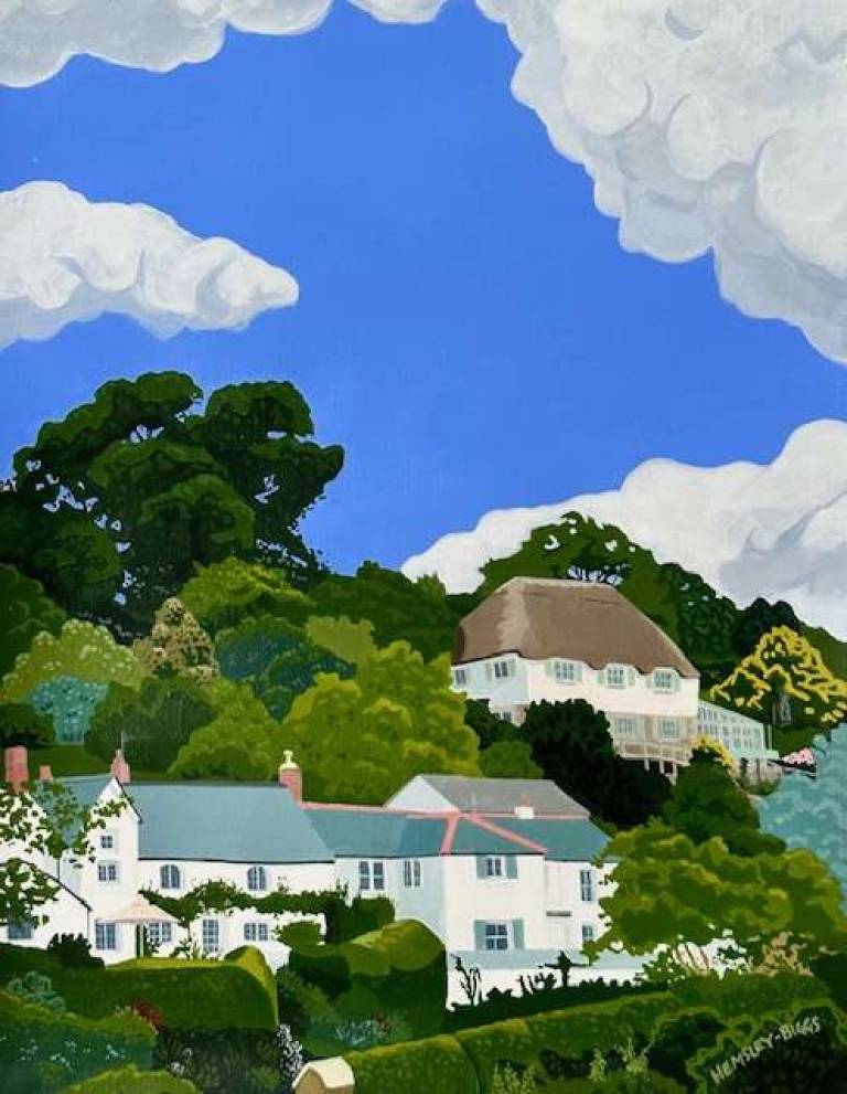 Helford under summer sky - Karen Hemsley-Biggs