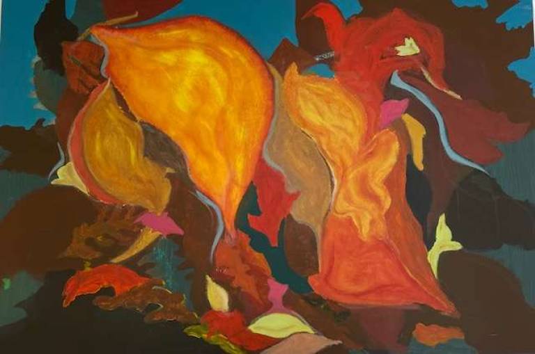 Autumn fire - Maggie Reid