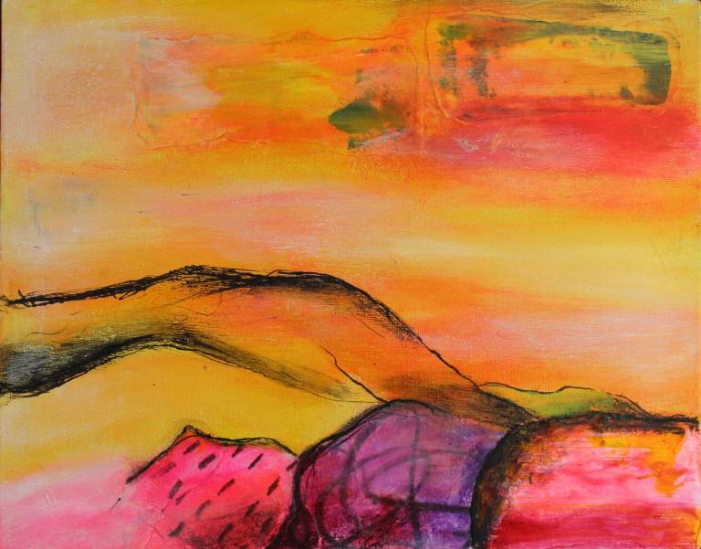 Neon sunset out west - Stephanie Croydon