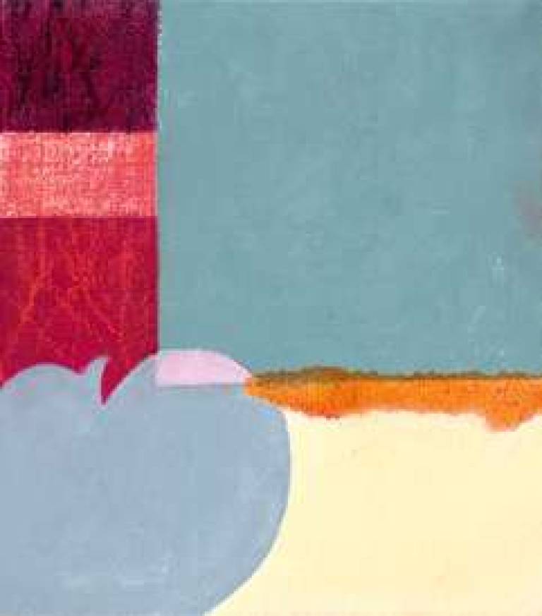 Circle and square, pink segment - Sara Owen