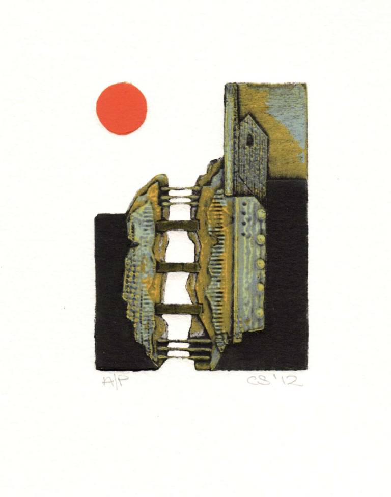 Old Tin Mine mini-print - Charlotte Sainsbury