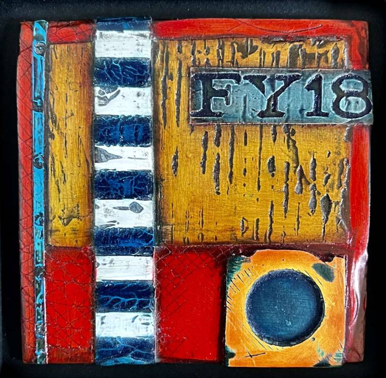 Small Plaster Tile 13 - Charlotte Sainsbury