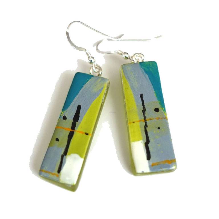 Surf Lines Earrings - Jenny Hoole