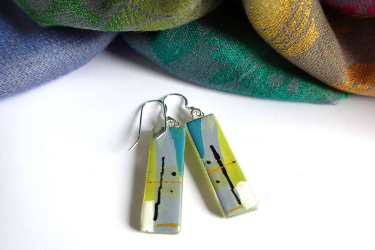 Surf Lines Earrings - Jenny Hoole