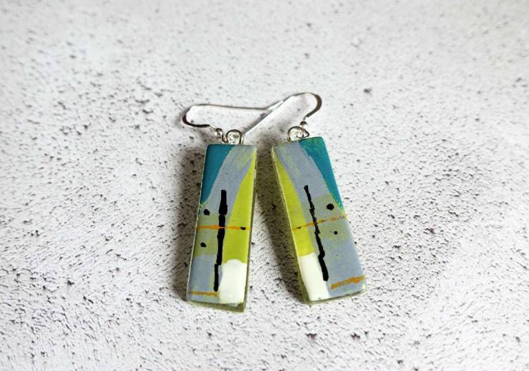 Surf Lines Earrings - Jenny Hoole