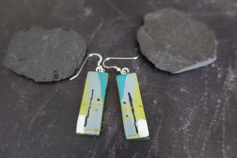 Surf Lines Earrings - Jenny Hoole