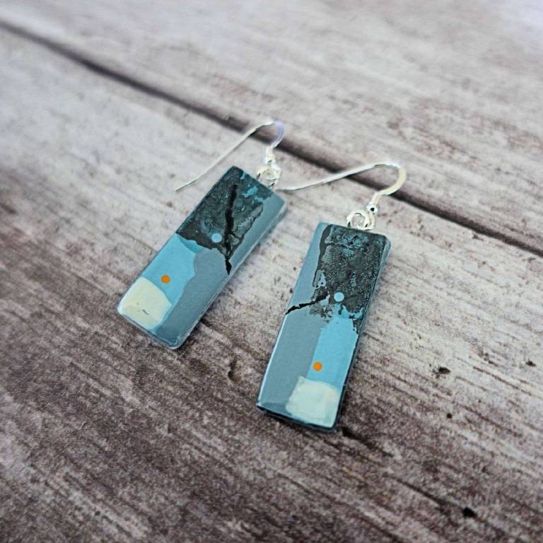 Slate Blues Earrings - Jenny Hoole