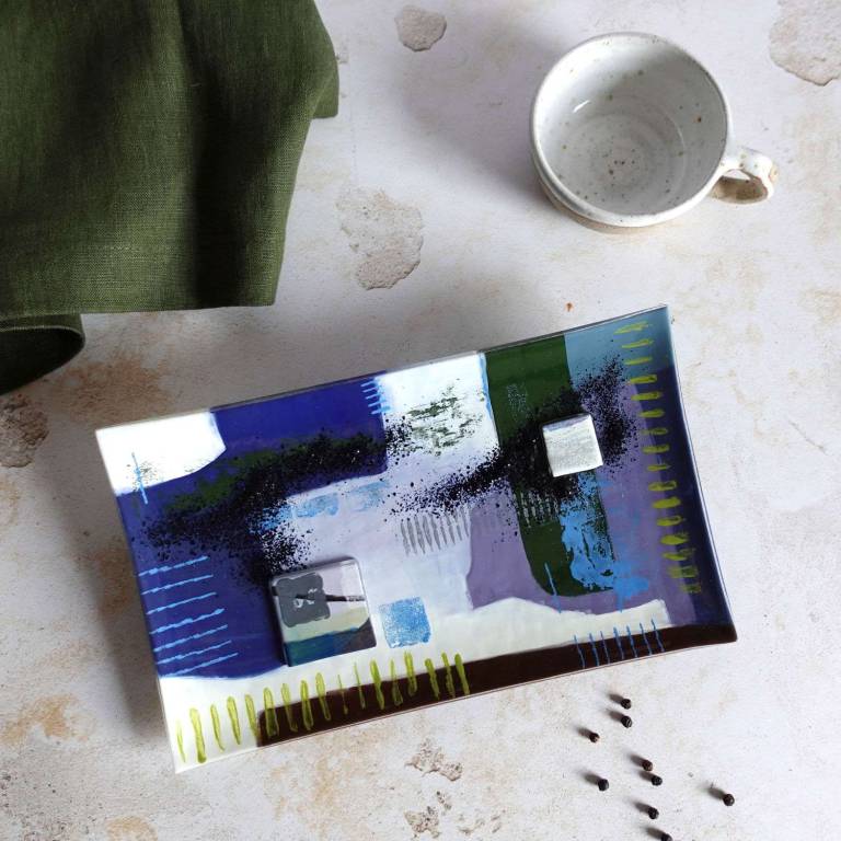 Blue Tides Platter - Jenny Hoole
