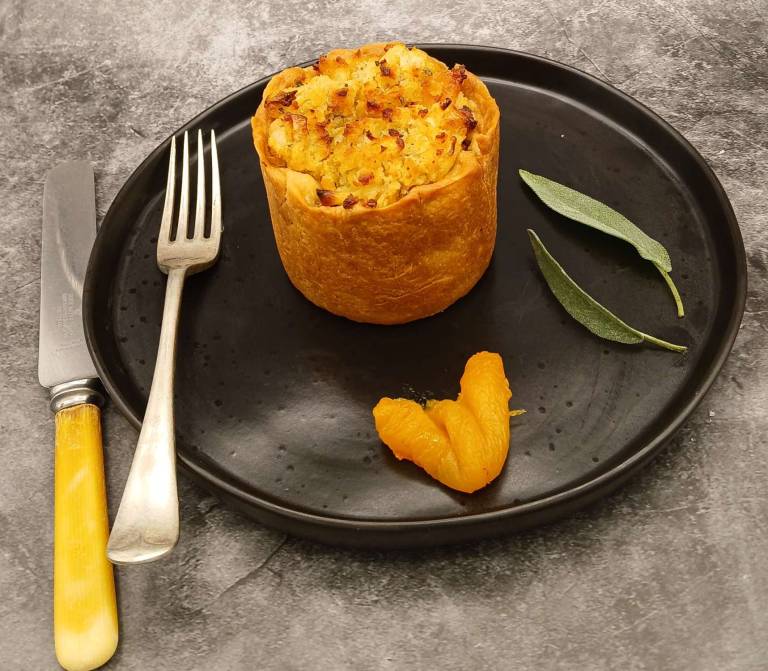 PORK with APRICOT & SAGE STUFFING - Penny's Pies