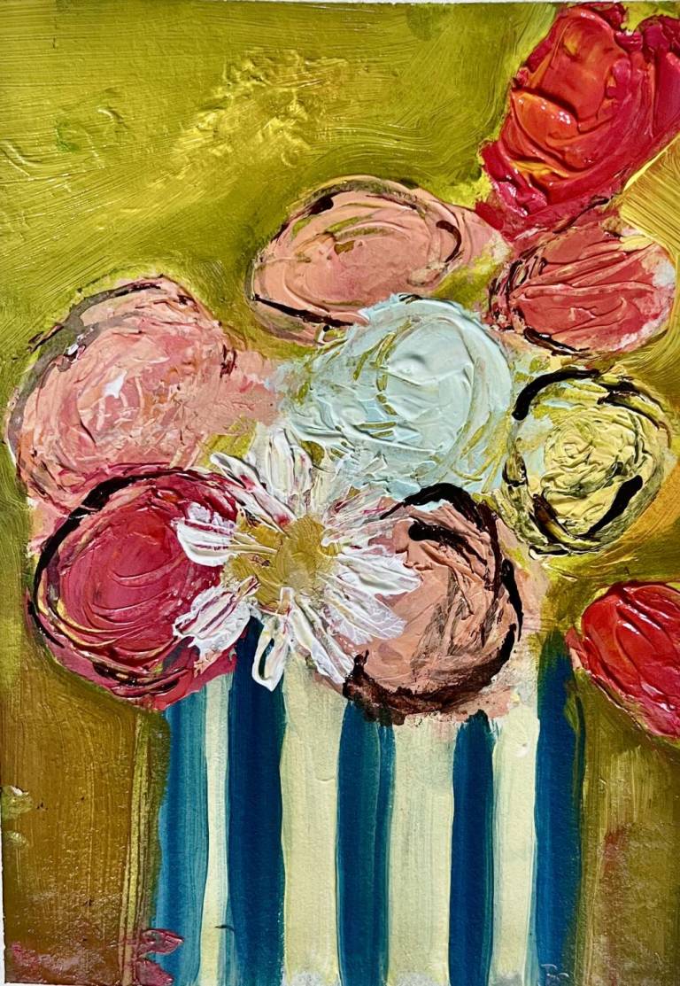 Stripes and Roses - Bev Campbell