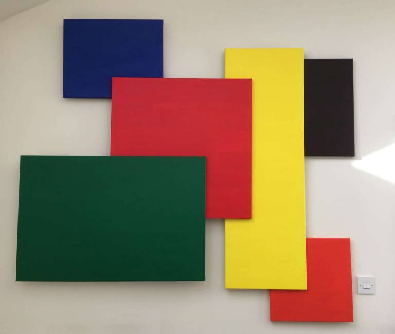 Untitled (7 panel abstract) - Sue L Davis