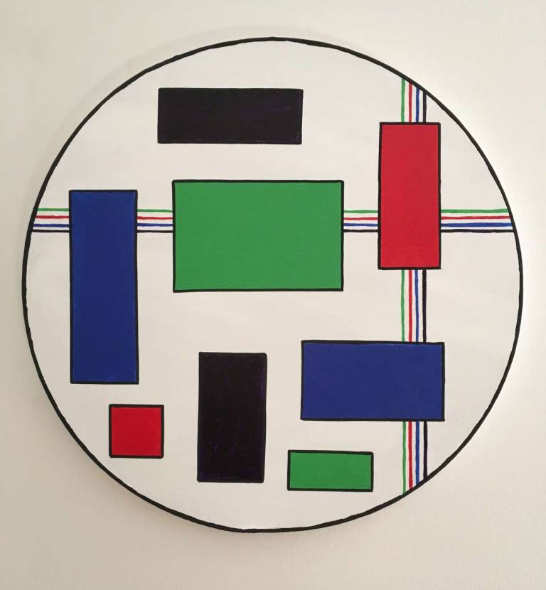 Circle with rectangles - Sue L Davis