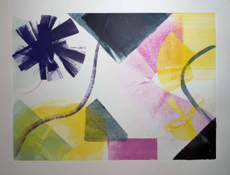 Untitled Abstract Print II - Sue L Davis