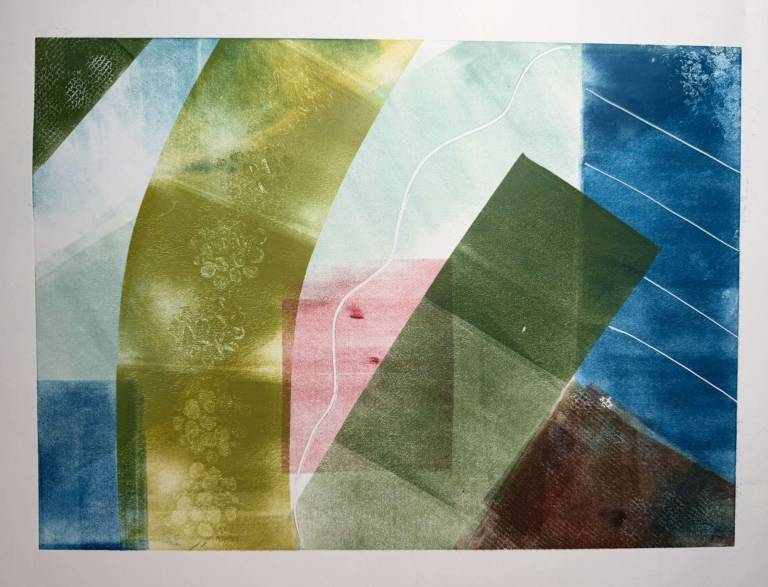 Untitled Abstract Print IV - Sue L Davis