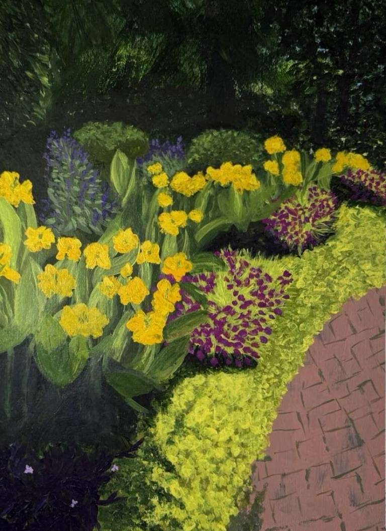 Summer border at Longwood Gardens I - Sue L Davis