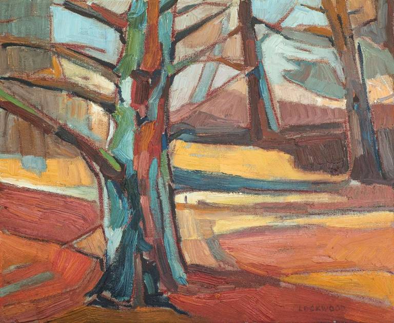 232. Turquoise Light on Pine - Rachel Lockwood