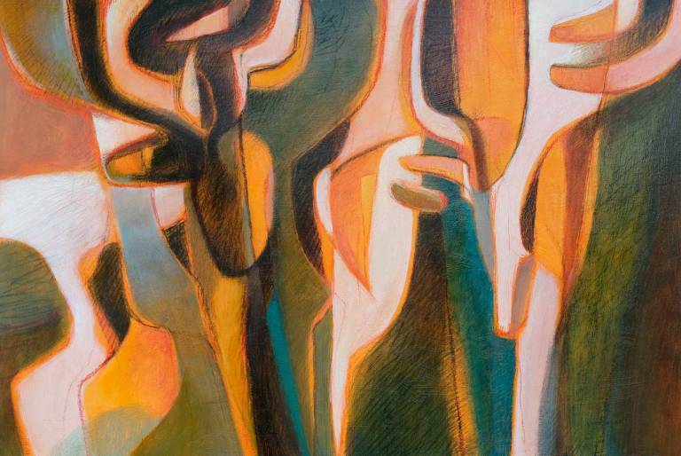 677 Woodshapes and Deer - Rachel Lockwood