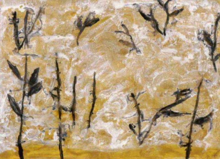 Thistles in the snow - Janet Patterson