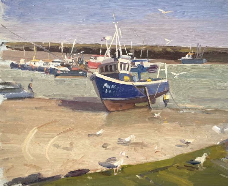 Folkestone Harbour, Low Tide (4) - Rod Major